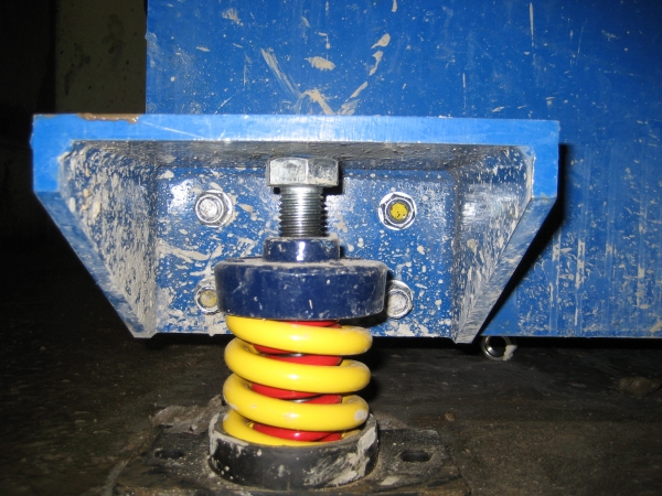 Double Spring Mount Supporting an Inertia Base